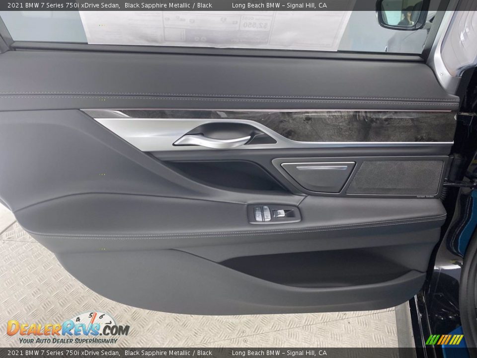 2021 BMW 7 Series 750i xDrive Sedan Black Sapphire Metallic / Black Photo #18