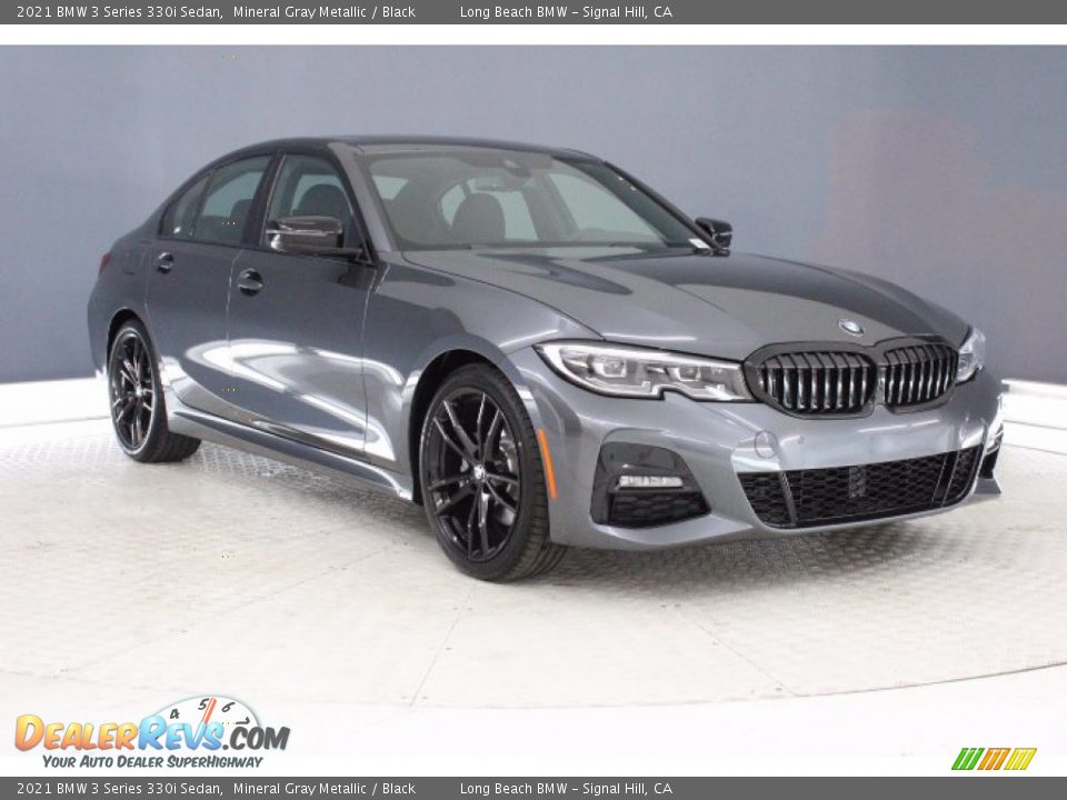 2021 BMW 3 Series 330i Sedan Mineral Gray Metallic / Black Photo #1
