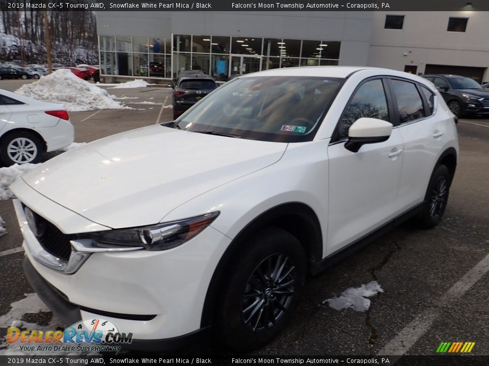 2019 Mazda CX-5 Touring AWD Snowflake White Pearl Mica / Black Photo #1