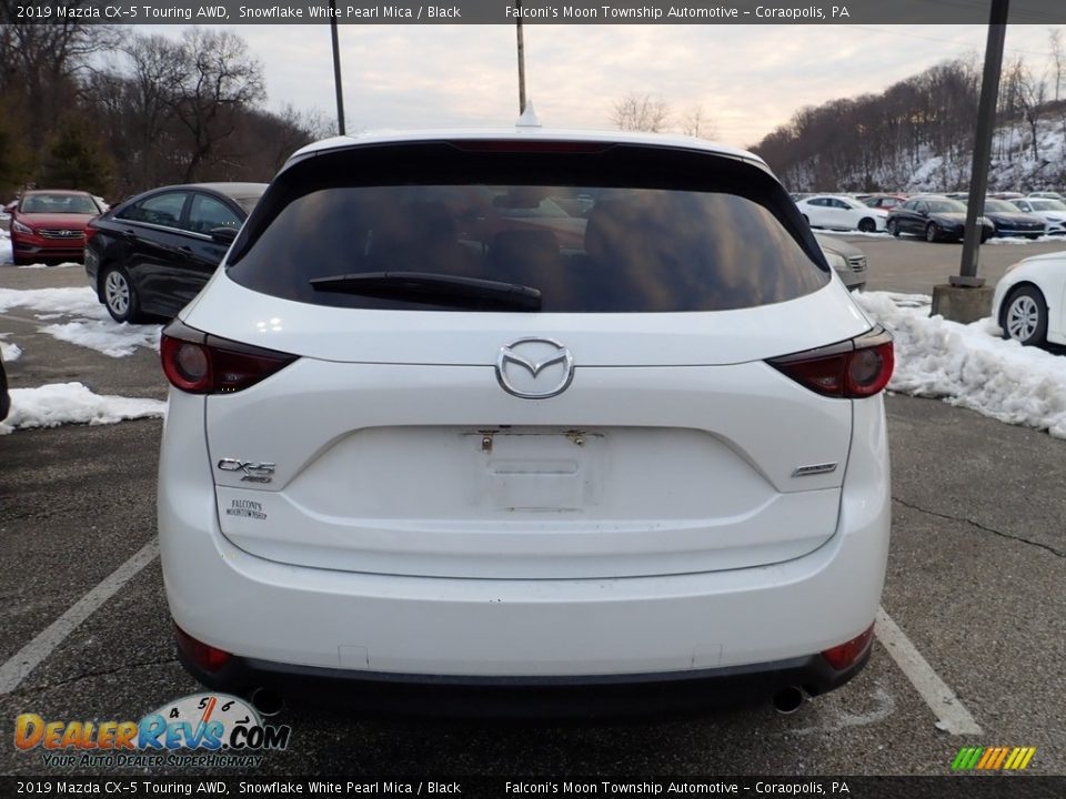 2019 Mazda CX-5 Touring AWD Snowflake White Pearl Mica / Black Photo #3