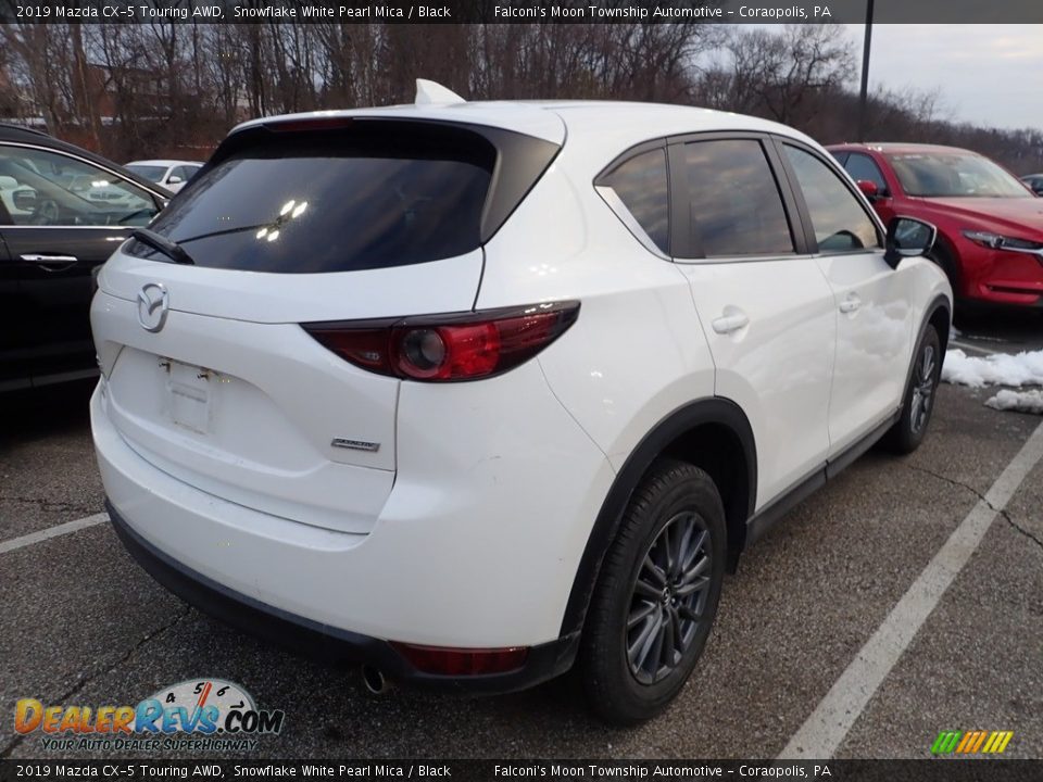 2019 Mazda CX-5 Touring AWD Snowflake White Pearl Mica / Black Photo #4