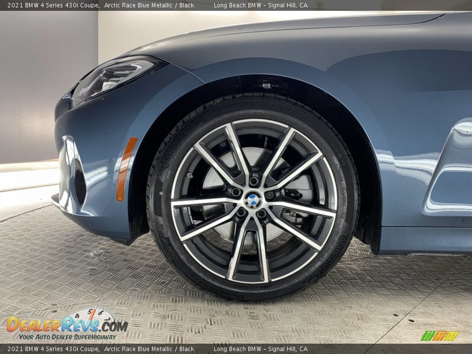 2021 BMW 4 Series 430i Coupe Arctic Race Blue Metallic / Black Photo #11