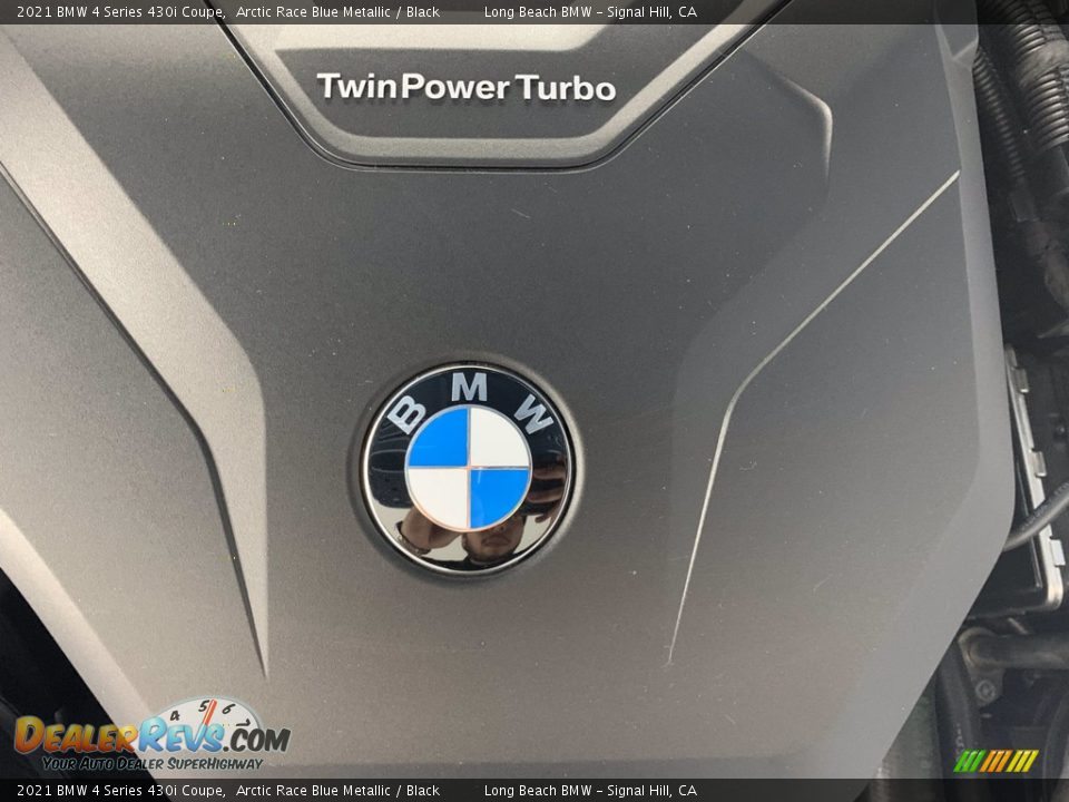 2021 BMW 4 Series 430i Coupe Arctic Race Blue Metallic / Black Photo #17