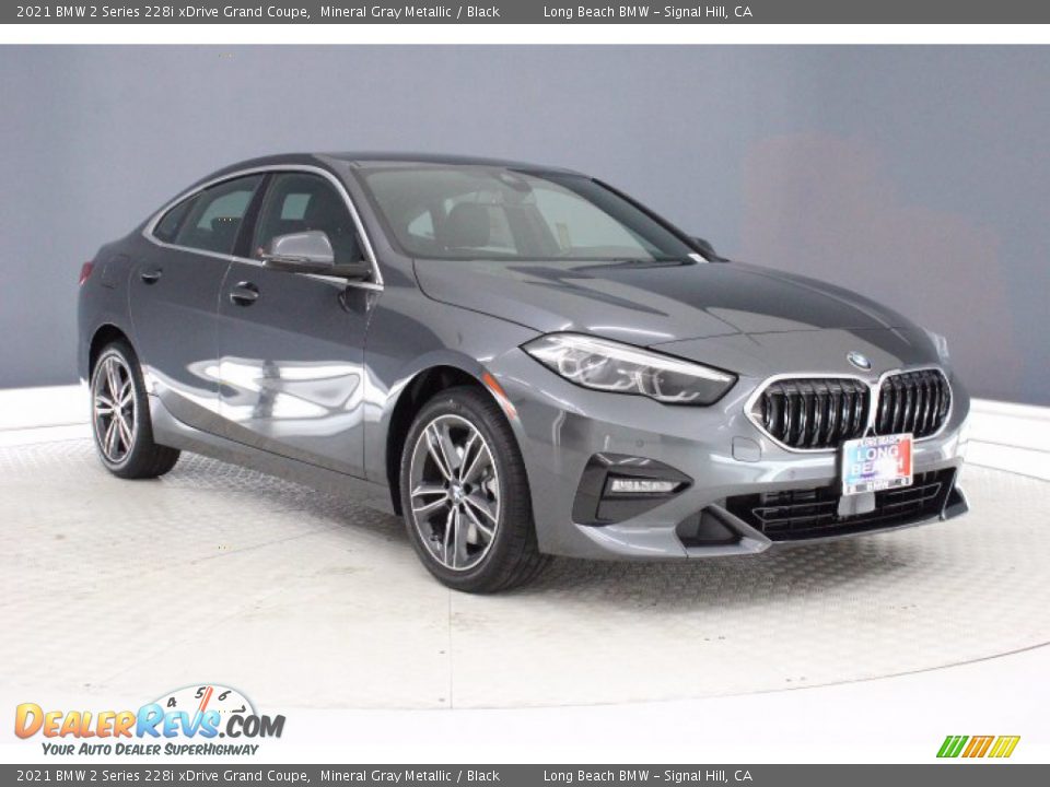 2021 BMW 2 Series 228i xDrive Grand Coupe Mineral Gray Metallic / Black Photo #1