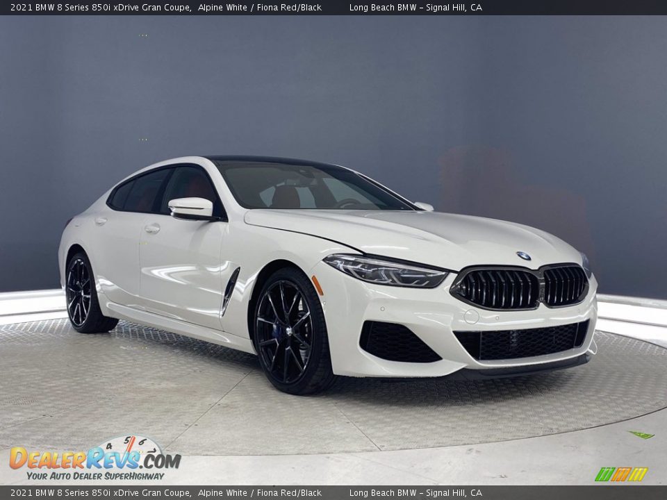 Front 3/4 View of 2021 BMW 8 Series 850i xDrive Gran Coupe Photo #1