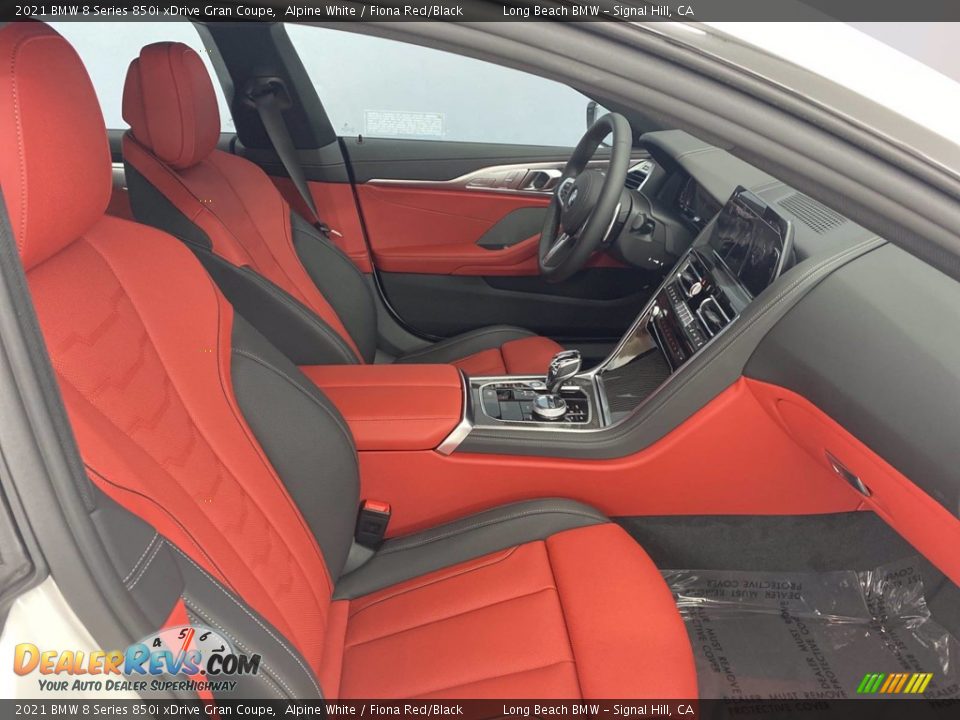 Front Seat of 2021 BMW 8 Series 850i xDrive Gran Coupe Photo #4