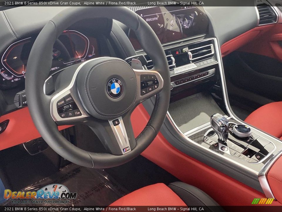 Dashboard of 2021 BMW 8 Series 850i xDrive Gran Coupe Photo #13