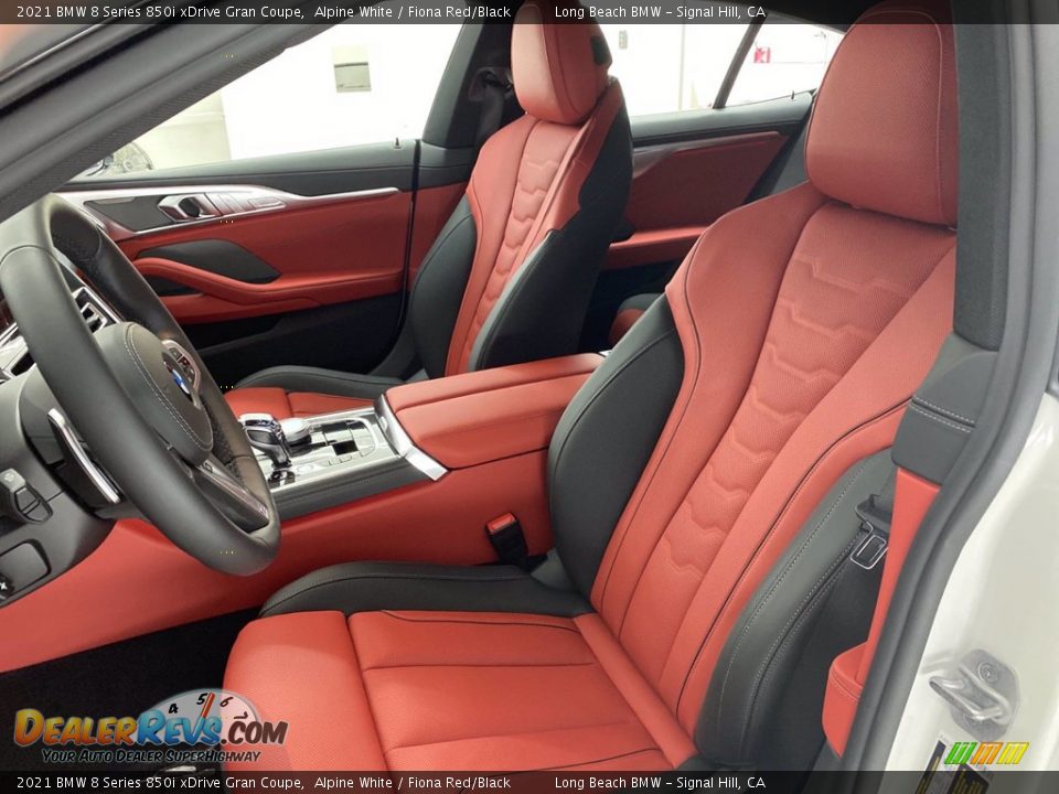 Front Seat of 2021 BMW 8 Series 850i xDrive Gran Coupe Photo #14