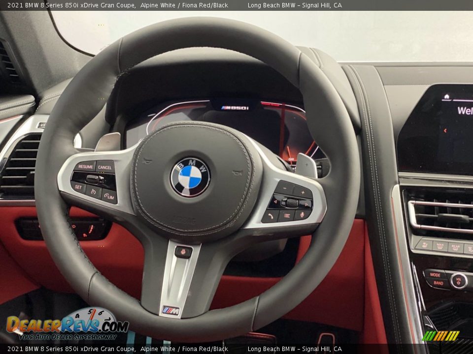 2021 BMW 8 Series 850i xDrive Gran Coupe Steering Wheel Photo #17