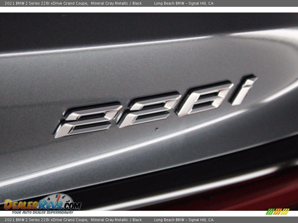 2021 BMW 2 Series 228i xDrive Grand Coupe Mineral Gray Metallic / Black Photo #24
