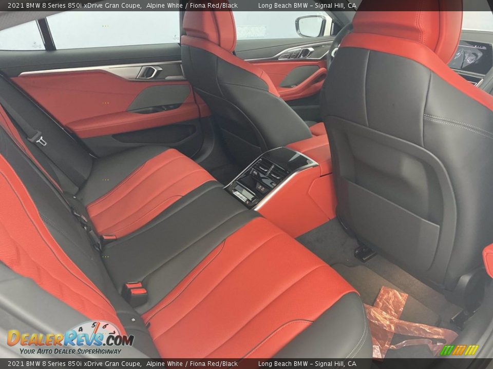 Rear Seat of 2021 BMW 8 Series 850i xDrive Gran Coupe Photo #22