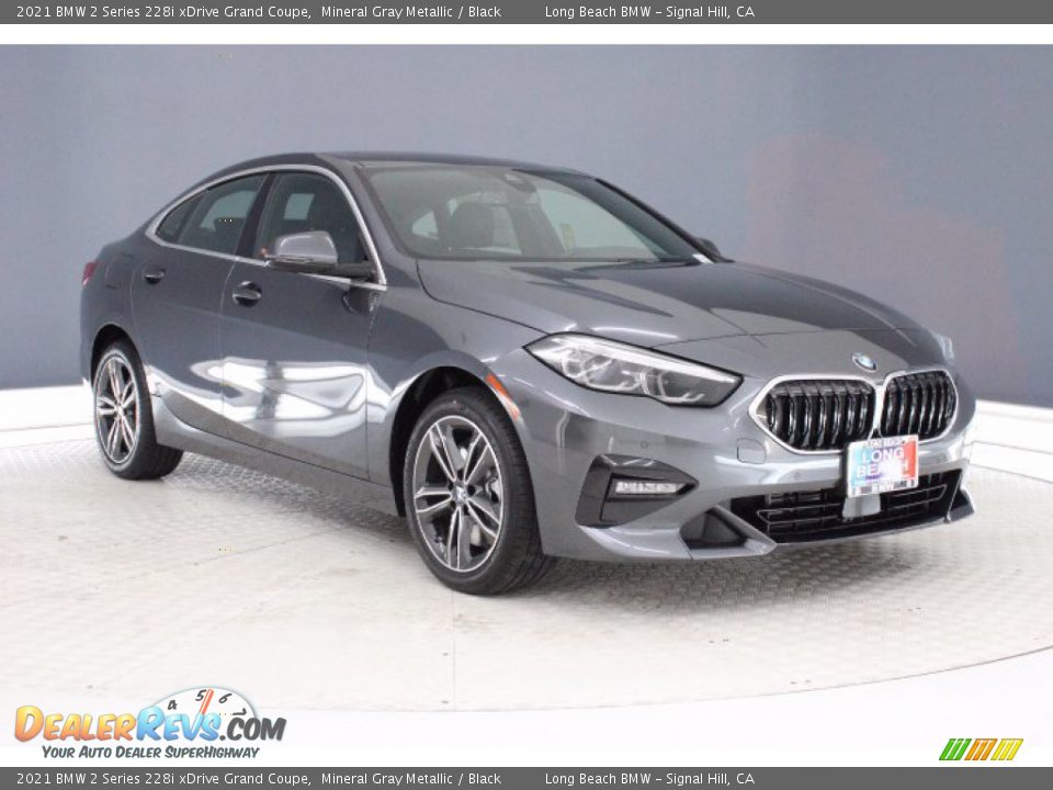 2021 BMW 2 Series 228i xDrive Grand Coupe Mineral Gray Metallic / Black Photo #27
