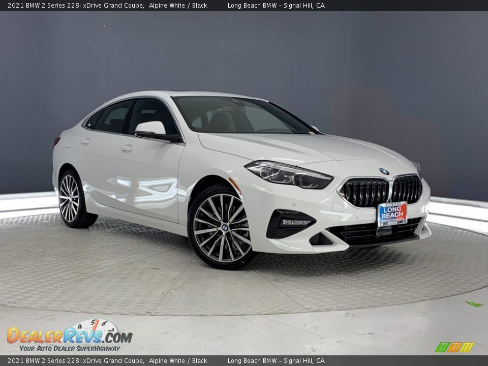 2021 BMW 2 Series 228i xDrive Grand Coupe Alpine White / Black Photo #1