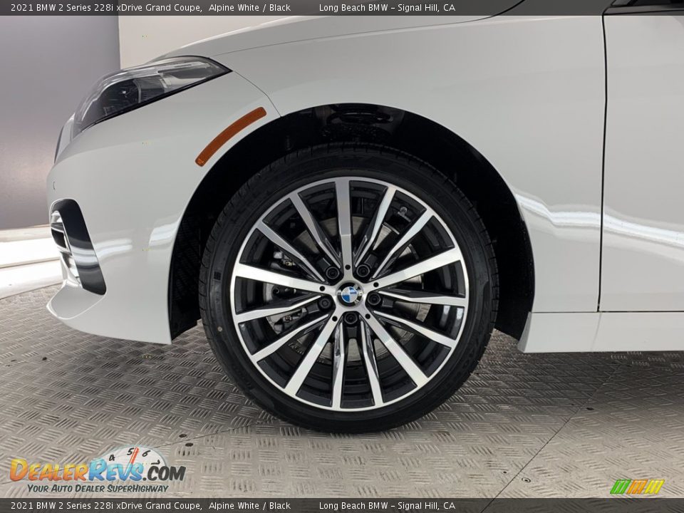 2021 BMW 2 Series 228i xDrive Grand Coupe Alpine White / Black Photo #11