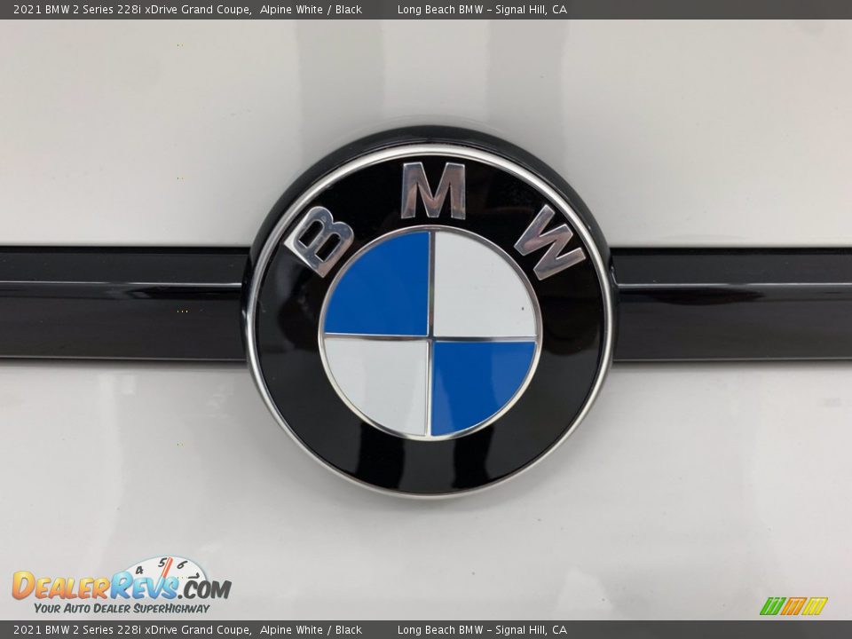 2021 BMW 2 Series 228i xDrive Grand Coupe Alpine White / Black Photo #13