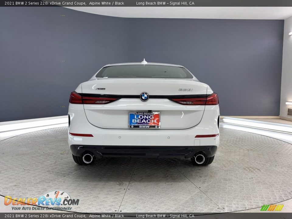 2021 BMW 2 Series 228i xDrive Grand Coupe Alpine White / Black Photo #15