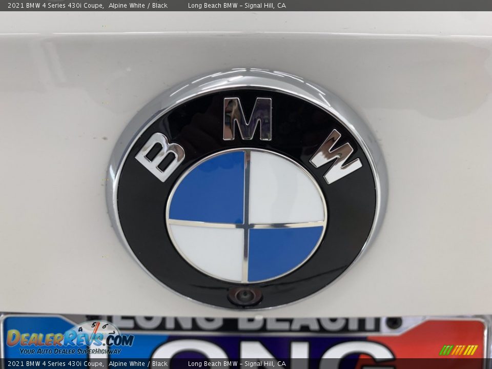 2021 BMW 4 Series 430i Coupe Alpine White / Black Photo #9