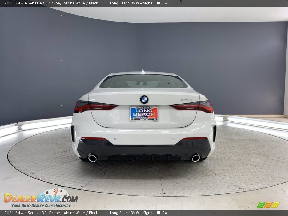 2021 BMW 4 Series 430i Coupe Alpine White / Black Photo #11