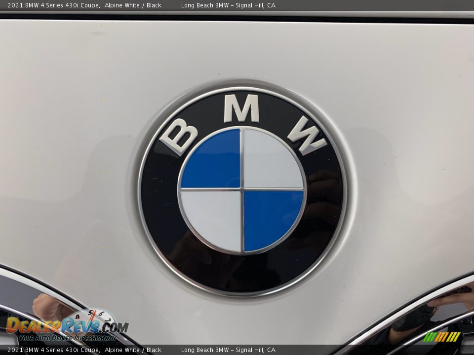 2021 BMW 4 Series 430i Coupe Alpine White / Black Photo #16