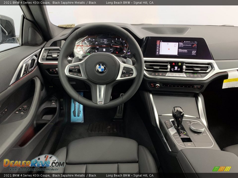 2021 BMW 4 Series 430i Coupe Black Sapphire Metallic / Black Photo #5