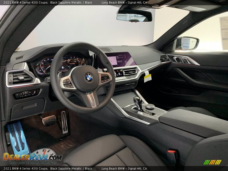 2021 BMW 4 Series 430i Coupe Black Sapphire Metallic / Black Photo #7