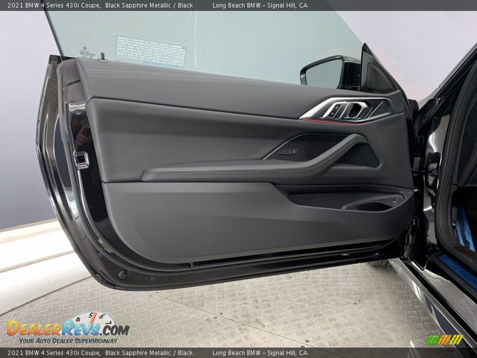 2021 BMW 4 Series 430i Coupe Black Sapphire Metallic / Black Photo #9