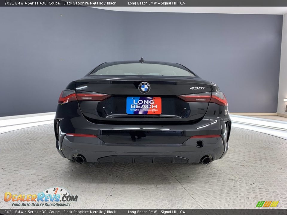2021 BMW 4 Series 430i Coupe Black Sapphire Metallic / Black Photo #15