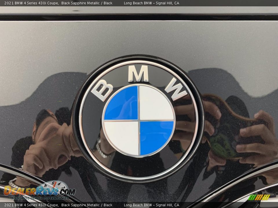 2021 BMW 4 Series 430i Coupe Black Sapphire Metallic / Black Photo #21