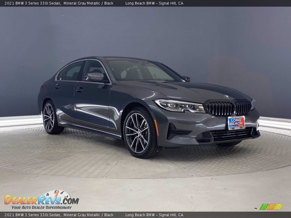 2021 BMW 3 Series 330i Sedan Mineral Gray Metallic / Black Photo #1