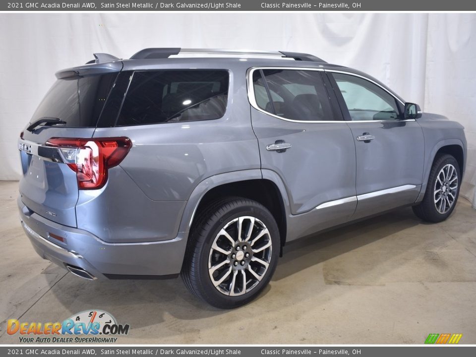 2021 GMC Acadia Denali AWD Satin Steel Metallic / Dark Galvanized/Light Shale Photo #2