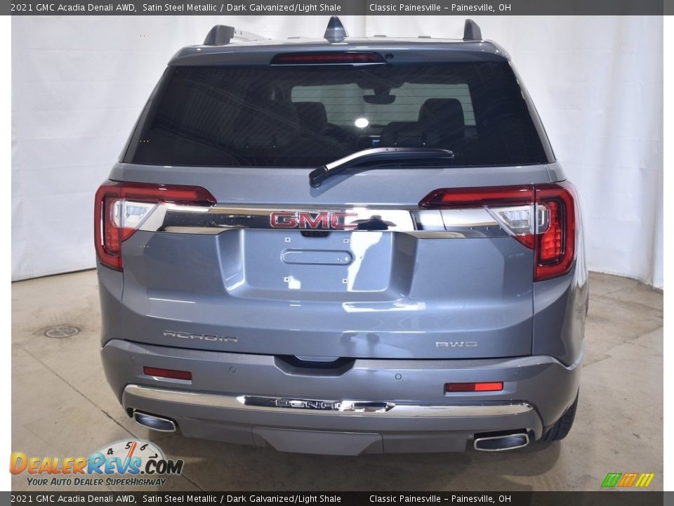 2021 GMC Acadia Denali AWD Satin Steel Metallic / Dark Galvanized/Light Shale Photo #3