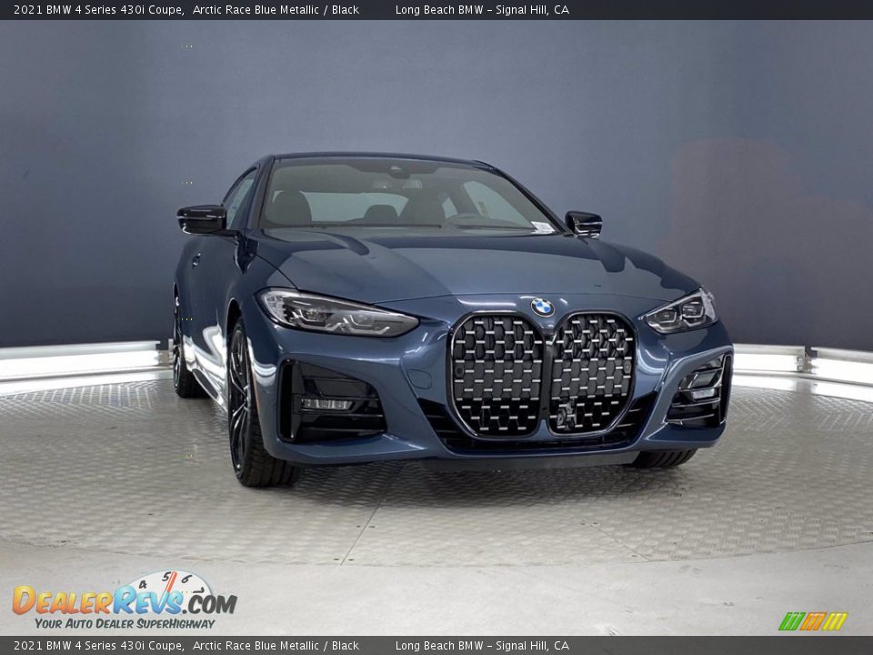 2021 BMW 4 Series 430i Coupe Arctic Race Blue Metallic / Black Photo #3