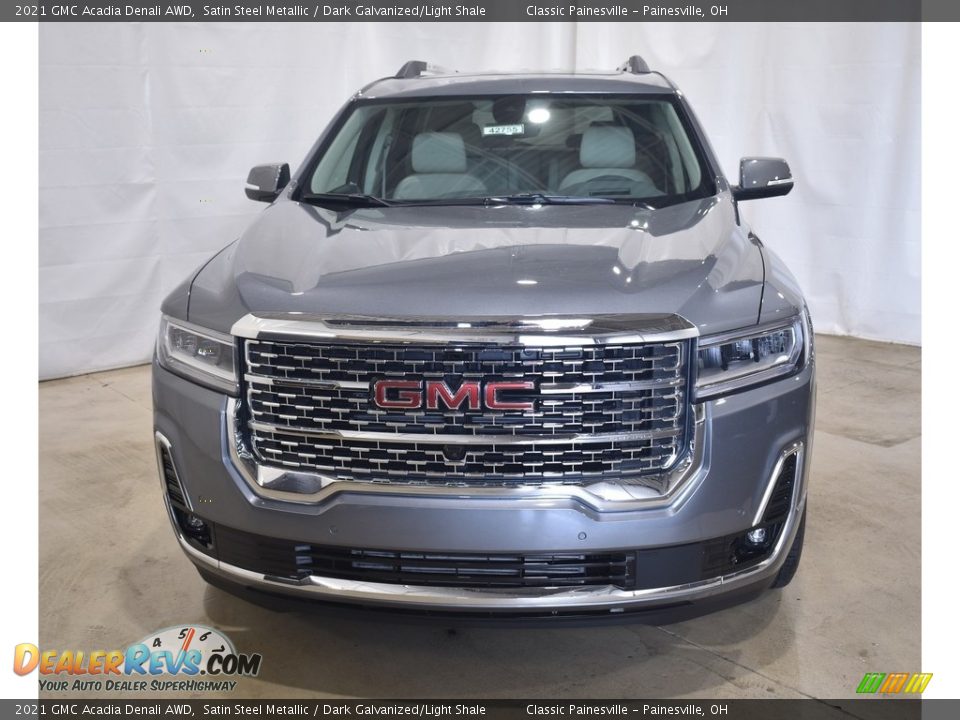 2021 GMC Acadia Denali AWD Satin Steel Metallic / Dark Galvanized/Light Shale Photo #4