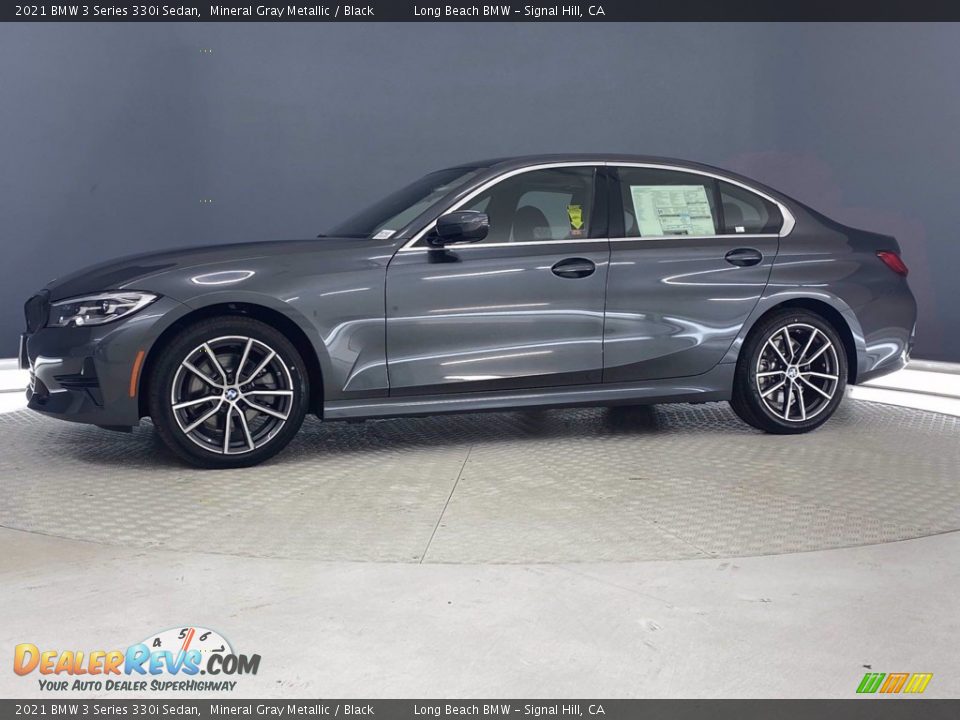 2021 BMW 3 Series 330i Sedan Mineral Gray Metallic / Black Photo #4