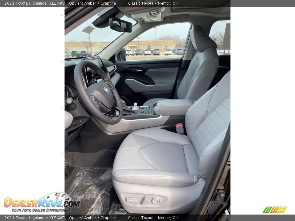 2021 Toyota Highlander XLE AWD Opulent Amber / Graphite Photo #2