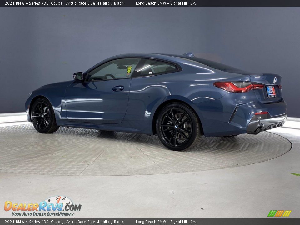 2021 BMW 4 Series 430i Coupe Arctic Race Blue Metallic / Black Photo #8