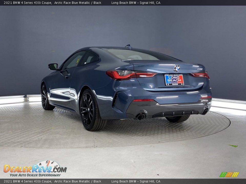 2021 BMW 4 Series 430i Coupe Arctic Race Blue Metallic / Black Photo #9