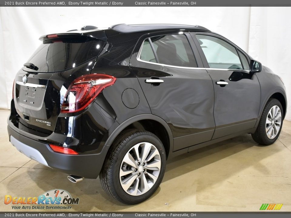 2021 Buick Encore Preferred AWD Ebony Twilight Metallic / Ebony Photo #2