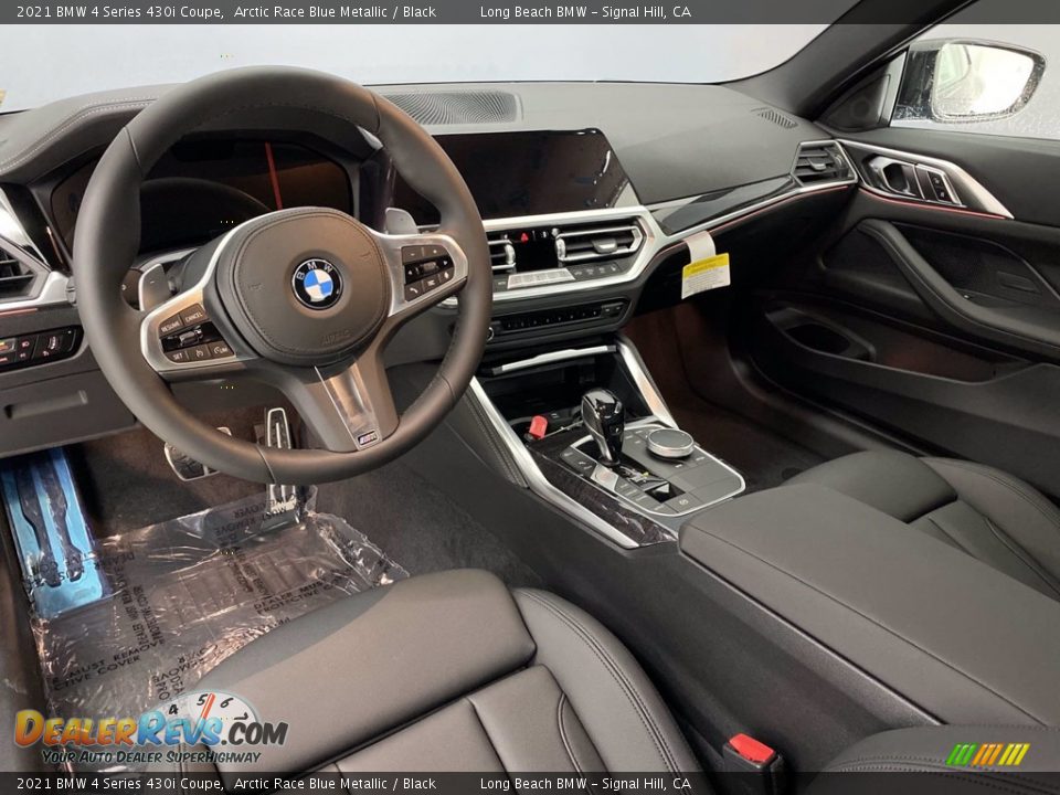 2021 BMW 4 Series 430i Coupe Arctic Race Blue Metallic / Black Photo #16