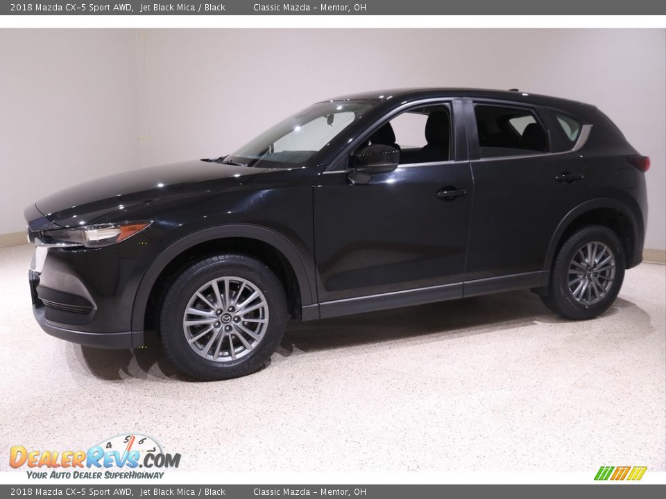 2018 Mazda CX-5 Sport AWD Jet Black Mica / Black Photo #3