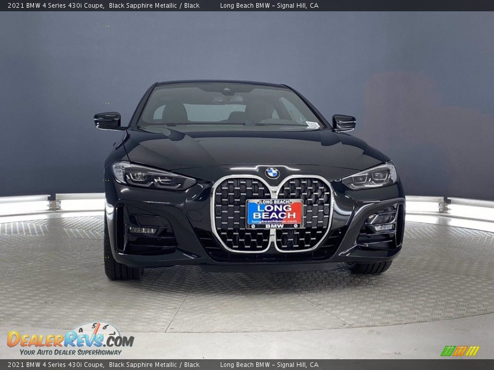 2021 BMW 4 Series 430i Coupe Black Sapphire Metallic / Black Photo #4