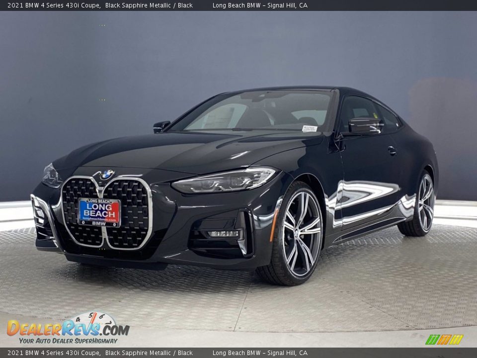 2021 BMW 4 Series 430i Coupe Black Sapphire Metallic / Black Photo #5