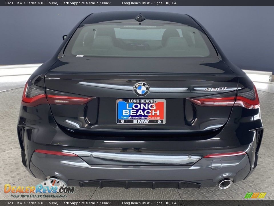 2021 BMW 4 Series 430i Coupe Black Sapphire Metallic / Black Photo #11