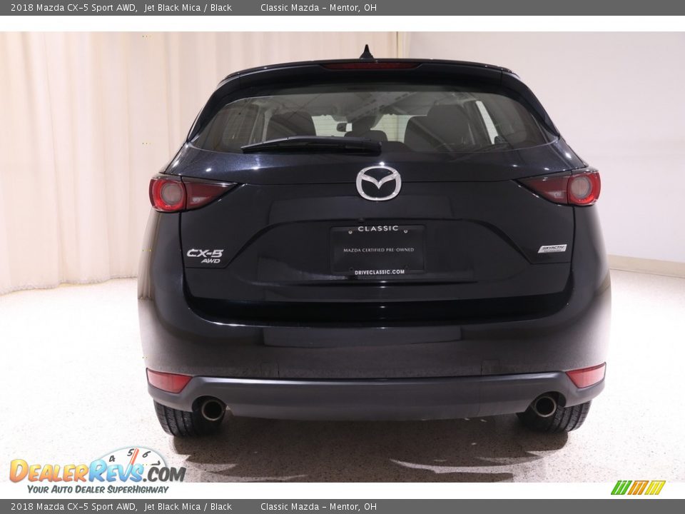 2018 Mazda CX-5 Sport AWD Jet Black Mica / Black Photo #17