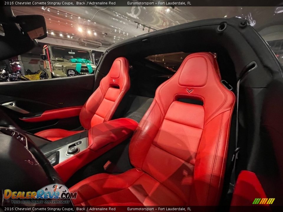 2016 Chevrolet Corvette Stingray Coupe Black / Adrenaline Red Photo #2