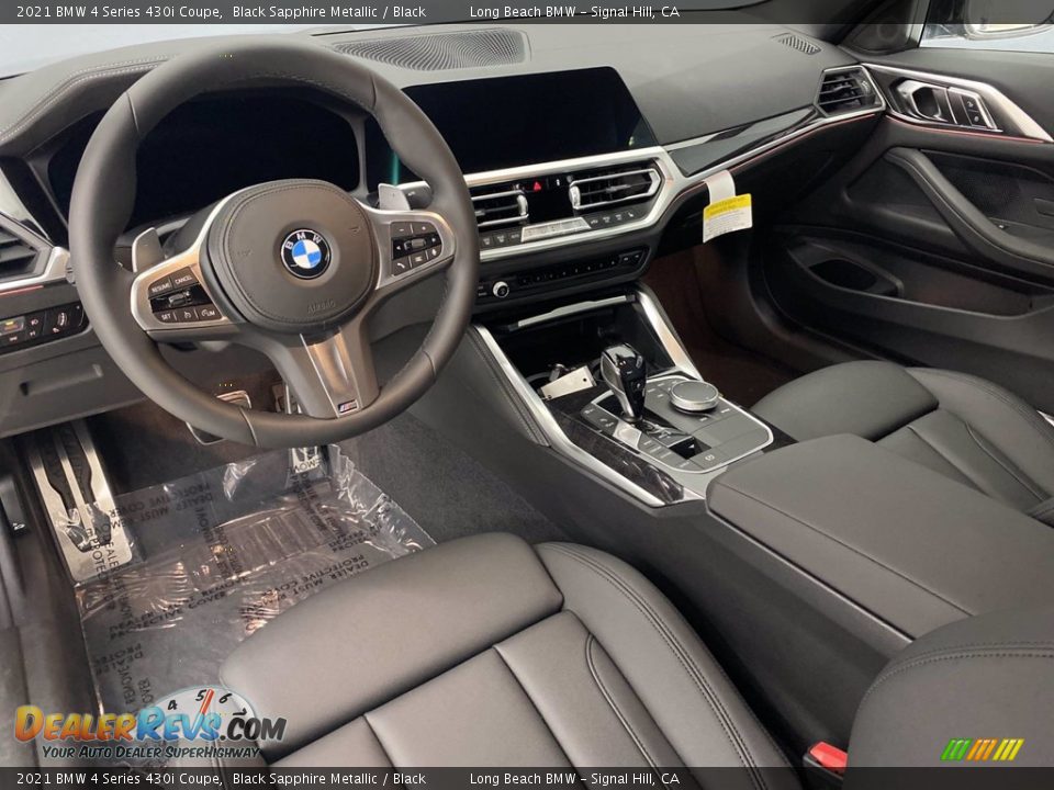 2021 BMW 4 Series 430i Coupe Black Sapphire Metallic / Black Photo #15