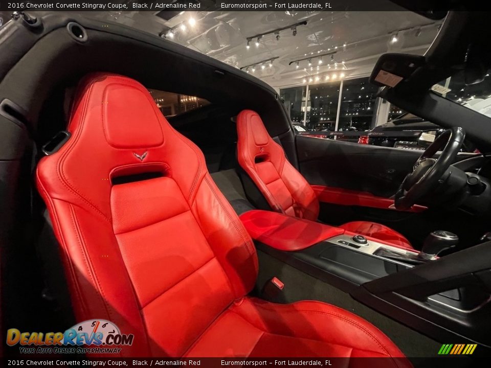 2016 Chevrolet Corvette Stingray Coupe Black / Adrenaline Red Photo #3