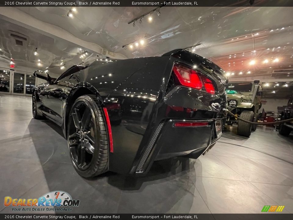 2016 Chevrolet Corvette Stingray Coupe Black / Adrenaline Red Photo #5
