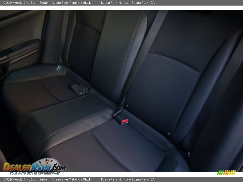 2019 Honda Civic Sport Sedan Agean Blue Metallic / Black Photo #18