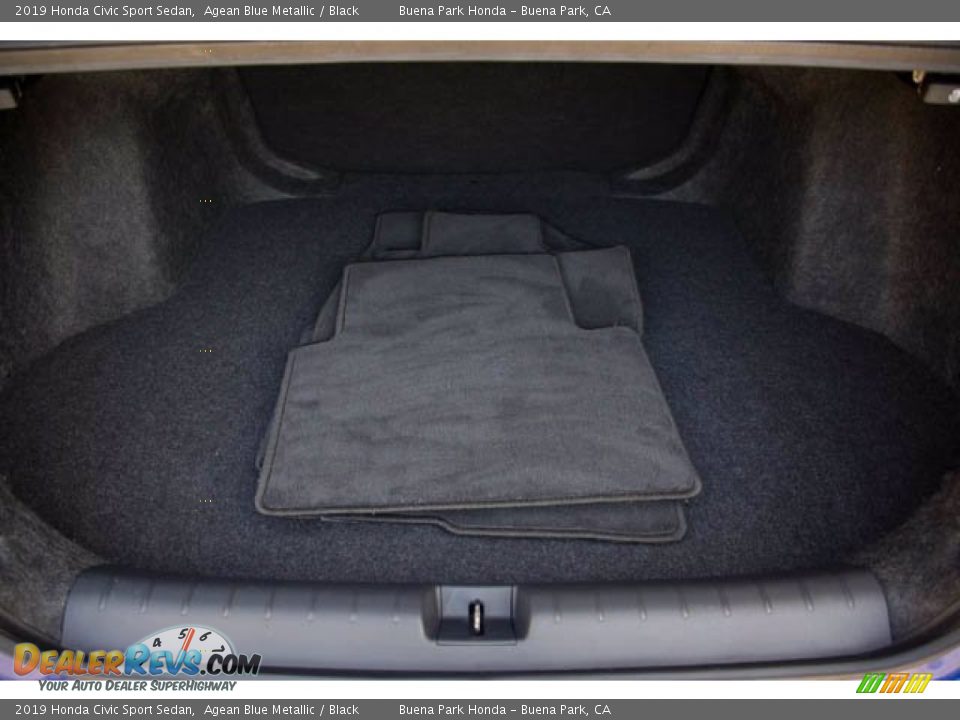 2019 Honda Civic Sport Sedan Agean Blue Metallic / Black Photo #19